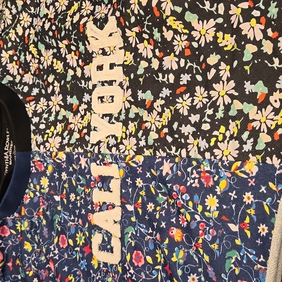 CYNTHIA ROWLEY X BANDIER CALI/YORK CROPPED LONG SLEEVE SWEATSHIRT. SIZE LARGE. - Picture 4 of 8